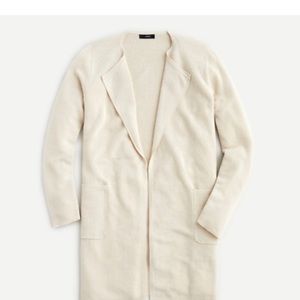NWT J.Crew Juliette Collarless Sweater Blazer